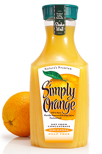 Simply Original Orange Juice, 1.75 Liter - 6 per case.